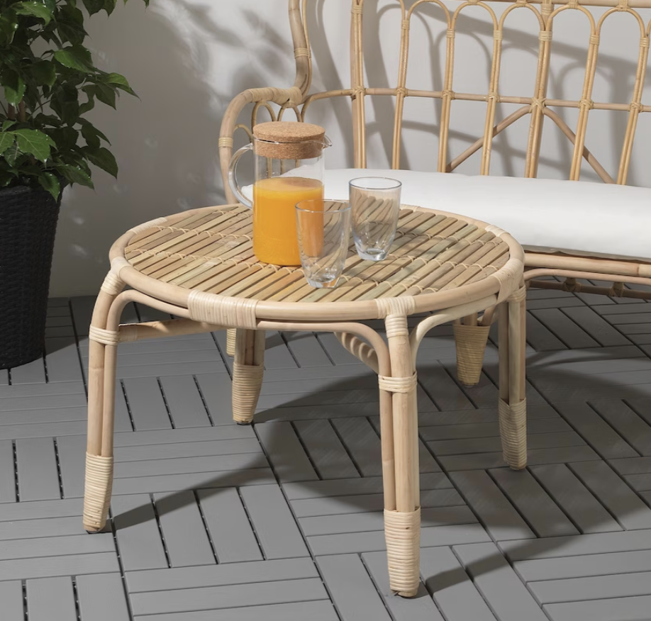 Rattan coffee online table ikea